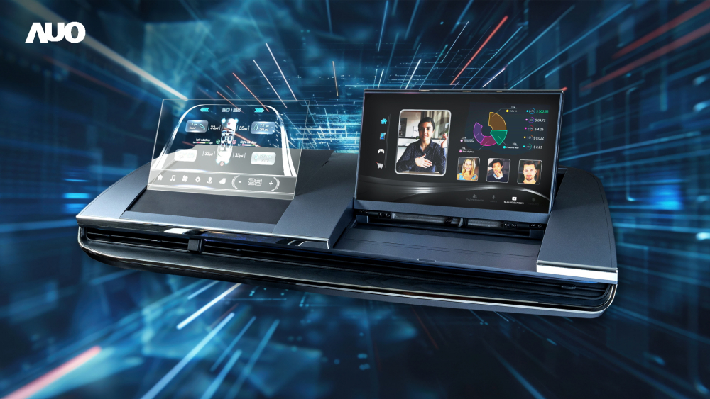 PT视讯(中国区)官网Micro LED Display HMI解决方案打造透明Micro LED前座仪表，呈现信息并保留驾驶视野开阔；亦为副驾驶座乘客打造收放自如的Micro LED屏幕，在不影响显示质量的前提于显示区内建镜头，让用户能与视讯对象直接眼神接触，提供绝佳的双向沟通体验