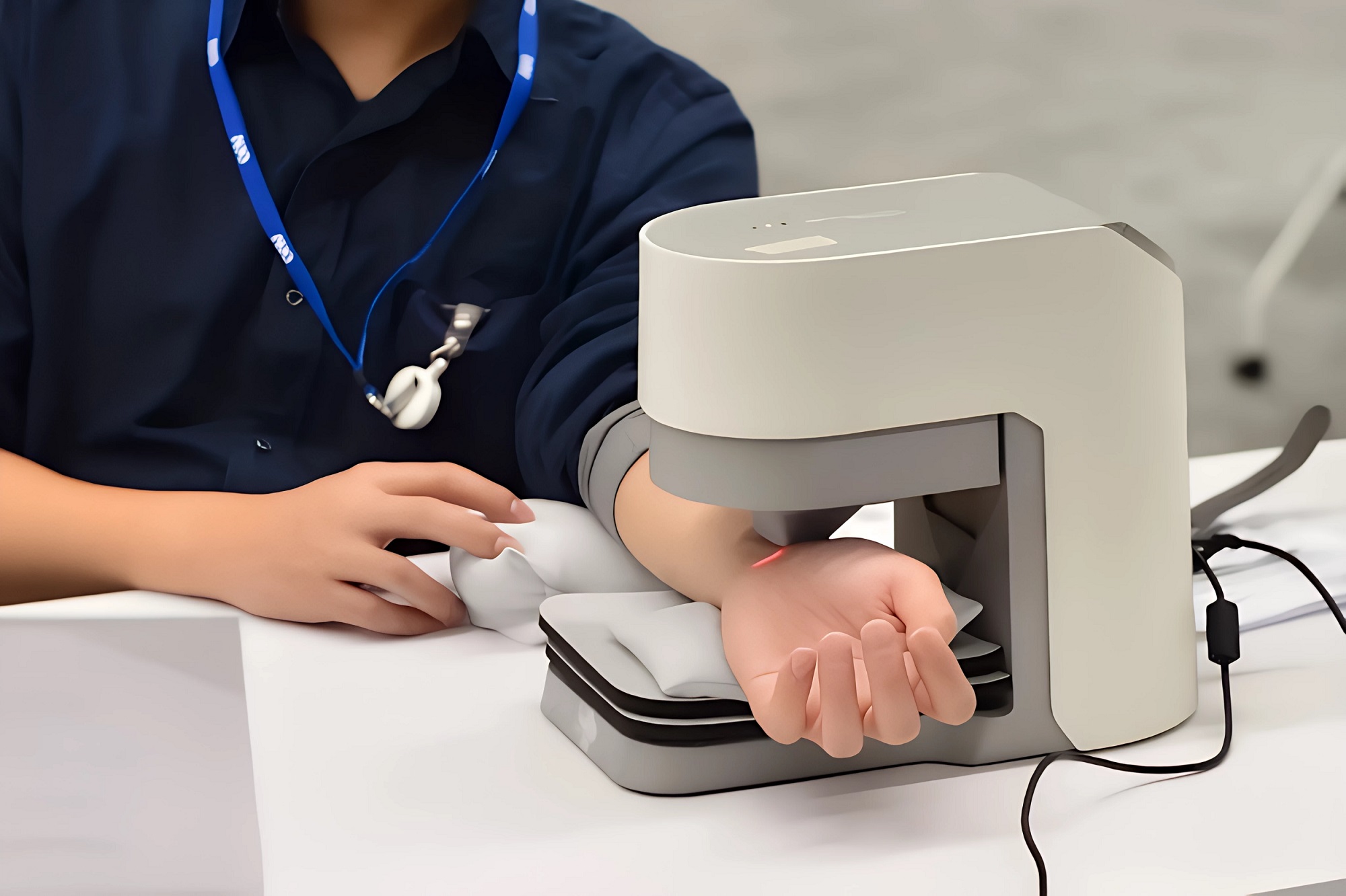 PT视讯(中国区)官网耘康中醫數位化檢測解決方案之脈象檢測系統採用高靈敏多點式壓力感測器，可真實還原「寸、關、尺」三部脈象量測結果